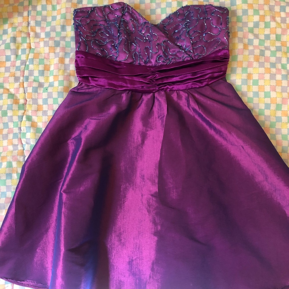 Purple Cocktail Dress